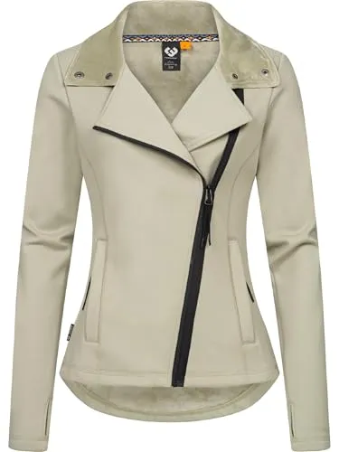 Ragwear Damen Sweatjacke Saskie YOUMODO Dusty Olive XXL - Funktionsjacke mit kuscheligem Fleece-Innenfutter, windabweisend und ideal für Outdoor-Aktivitäten. Die moderne Passform und praktische Details sorgen für Komfort und Stil.