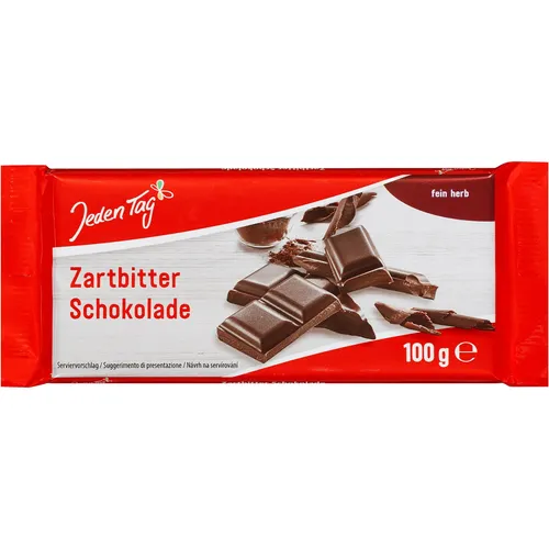 Jeden Tag Feine Zartbitter Schokolade 100 g