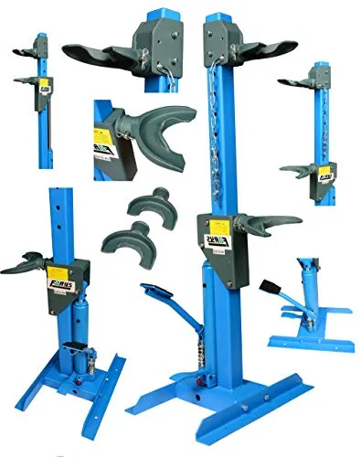 Farys Hydraulischer Federspanner McPherson 1t Fußpedal 77–173 mm Federdurchmesser 330 mm Hub Werkstattgerät