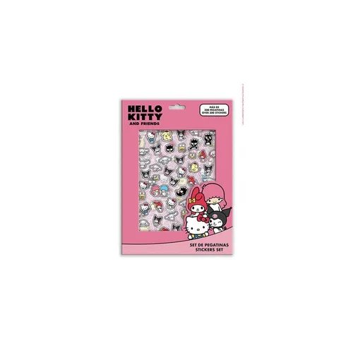 Hello Kitty Aufkleberset 300 Sticker Freunde Stickerbuch