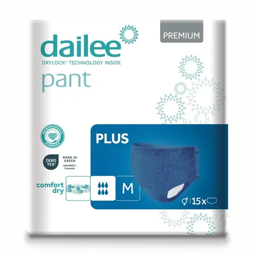 Dailee Pant Premium Plus Blue M, 15 Stück