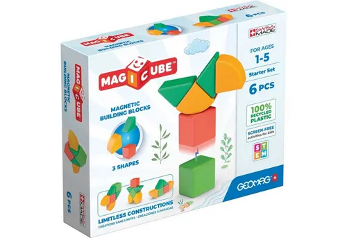 Invento Geomag Magicube Shapes Starter.6.507005 (GM207) – Kreativer Baukasten - Entdecken Sie den Invento Geomag Magicube Shapes Starter.6.507005 (GM207), der kreative Bauideen fördert. Mit bunten Magnetwürfeln für unbegrenzten Spielspaß und einfache Konstruktionen.