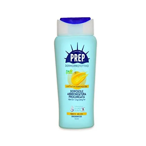 PREP, Verlängerte Bräunung, After-Sonne, Feuchtigkeitscreme mit Bräunungsaktivator, After Sole Verlängerung Bräunung, Format 200 ml