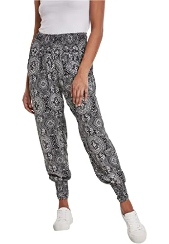 Urban Classics Damen Hose Sarong Pants - Luftige Sarong Pants für Damen, mit gesmoktem Bund für perfekten Sitz. Ideal für den Sommer in 3 trendigen Farben. Entdecken Sie mehr stylische Streetwear im URBAN CLASSICS Brand Store.