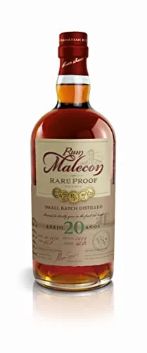 Rum Malecon 20 Jahre Rare Proof - Premium Rum aus Panama, 20 Jahre gereift, mit würzigen und tropischen Aromen für anspruchsvolle Genießer.