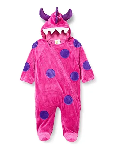 Pretend to Bee DinosaurierMonster Strampler, DinosaurierKostüm für Kinder und Babys, Unisex, Rosa und Lila, Einteiler, 6-12 Monate