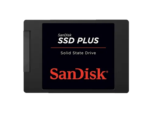 SanDisk Plus Interne SSD 250GB - Festplatte mit Lesegeschwindigkeiten bis zu 530 MB/s und langlebigem Design. Ideal zur Aufrüstung von Laptops oder PCs für schnellere Reaktionszeiten und verbesserte Leistung.