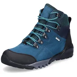 Waldläufer Damen Schnürschuhe H-AMIATA, blau (lagonotte) von Waldläufer
