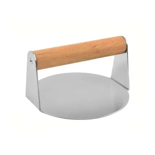 Uxreoib 1 x Smash Burgerpresse,5,5-Zoll Round Edelstahl Burger Smasher, Professionelles Edelstahl Burgerpresse Grillzubehör für Flat Top Grill, Hamburgerpresse und Squeeze Grease