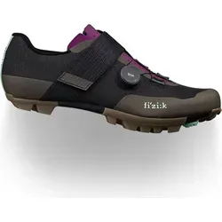 Fizik Unisex Vento Ferox Fahrradschuhe, Mud Grape - Hochwertige Offroad-Rennschuhe mit BOA Verschlusssystem und steifer Carbon Außensohle, ideal für MTB, Schotterbahnen und Cross Country.