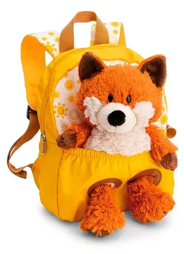 NICI Rucksack mit Plüschtier Fuchs in gelb von NICI