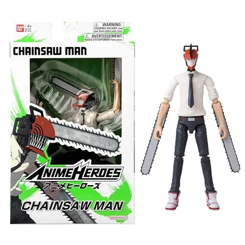 Bandai CHAINSAW MAN - Chainsaw Man - 17cm Figurine - Detailreiche Anime-Figur von Chainsaw Man, 17 cm groß, ideal für Sammler und Fans. Perfekt geeignet zur Präsentation oder zum Spielen.