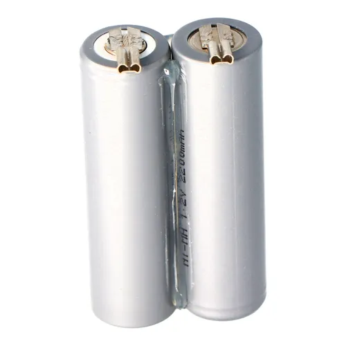 AccuCell Akku nur passend für den Moser Ermila Genio Plus Genius Akku 1854-0078, 2.4V NiMh