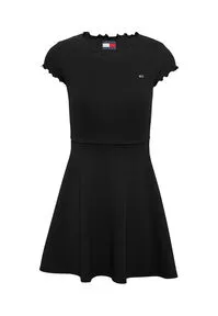 Damen Minikleid FIT AND FLARE Slim Fit XS