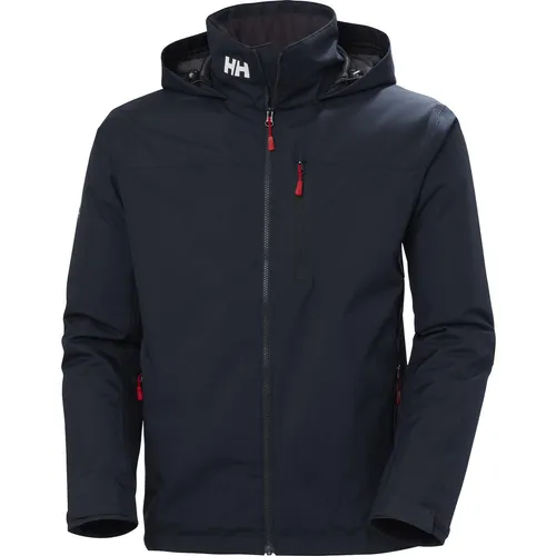 Helly Hansen Crew Hooded Midlayer Jacket 2 navy (597) 5XL - Outdoor Freizeitjacken für Herren, ideal für Segelabenteuer mit wasserdichter und atmungsaktiver HELLY TECH PROTECTION sowie weichem Fleece-Futter für zusätzlichen Komfort.