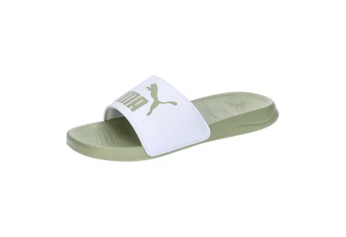 PUMA Unisex Popcat 20 Slide Sandal in weiß von PUMA