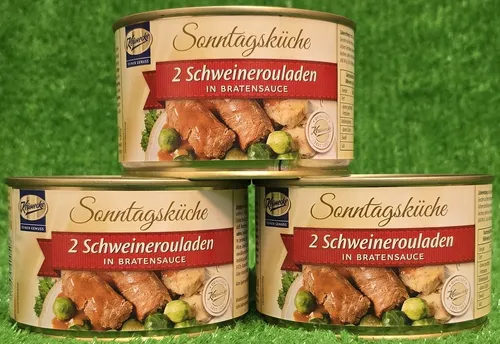 3x Keunecke 2 zarte Schweinerouladen in Bratensauce 400g Versand0€ 19,58€/kg