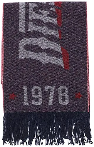 Diesel Herren Schal S-Valtic Sciarpa (Rot)