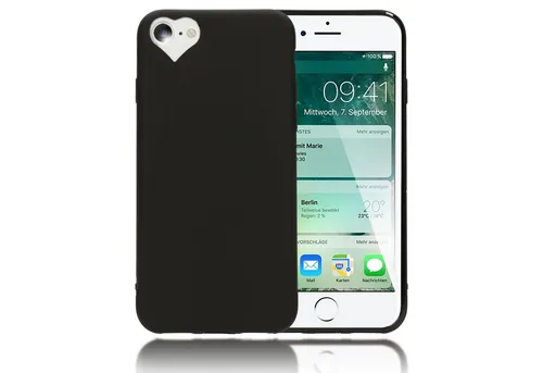 Nalia Smartphone-Hülle Apple iPhone 7 Apple iPhone 8 Apple iPhone SE 2020, Herz Silikon Hülle