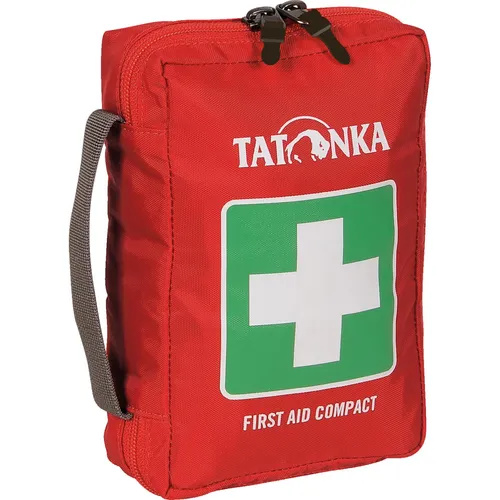Tatonka Erste Hilfe (First Aid) Compact Set rot - Badmintonzubehör und Outdoor-Notfallkit, ideal für Touren von bis zu 3 Tagen mit spezieller Ausstattung für Notfälle in der Natur.