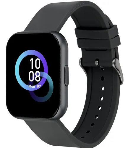 XCOAST IVE 2 Anthrazit Fitnesstracker und Smartwatch (BxLxH: 3,8x4,4x1,1 cm/Farb-Touchdisplay 1,69 Zoll, iOS und Android), 3-tlg., 70 verschiedene Ziffernblätter, Nachrichtenanzeige, Blutdruck, Puls, Blutsauerstoff, Kalorien, 21 Sportmodi, Schlafmonitor