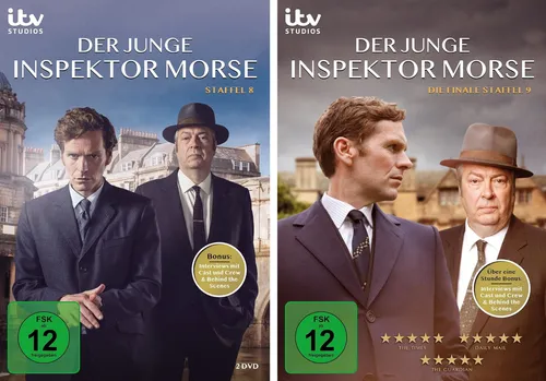 DVDs * DER JUNGE INSPEKTOR MORSE - STAFFEL / SEASON 8 + 9 IM SET # NEU OVP & 4