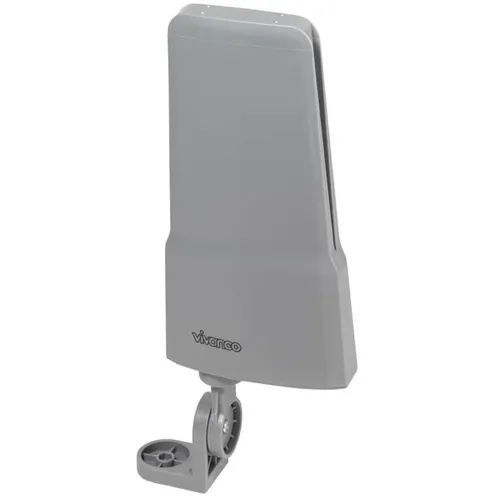 Vivanco TVA 500 Außenantenne für TV/Radio - DVB-T/T2-Antenne mit 42 dB Empfangsstärke, Multi-Directional für optimalen Empfang von TV und Radio in grauer Ausführung.