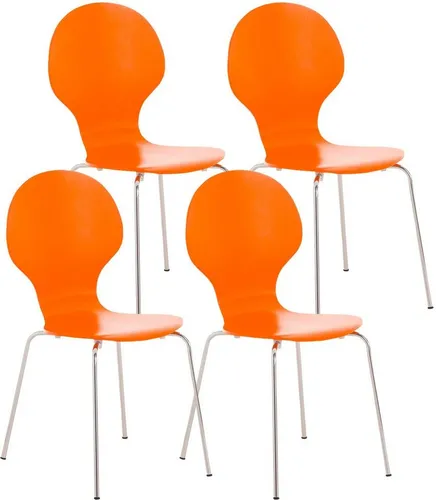 TPFLiving Besucherstuhl Daggy mit ergonomisch geformter Sitzfläche