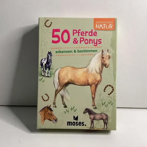 Expedition Natur 50 Pferde & Ponys von Carola von Kessel (2016, Game) (S119)
