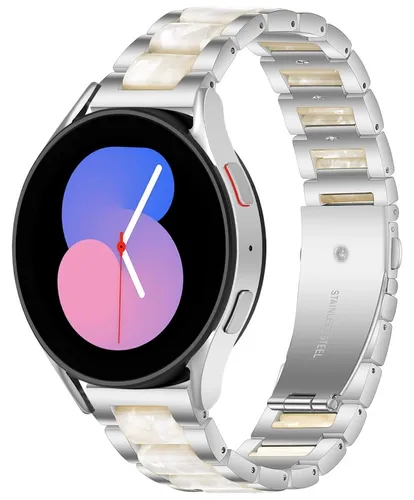 Für Samsung Galaxy Watch FE 6 5 4 Normal Pro u. Classic alle Größen Design Metall Armband