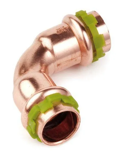 Kupfer Pressfitting SudoPress Bogen 90° 22 mm Innen/Innen VC002A