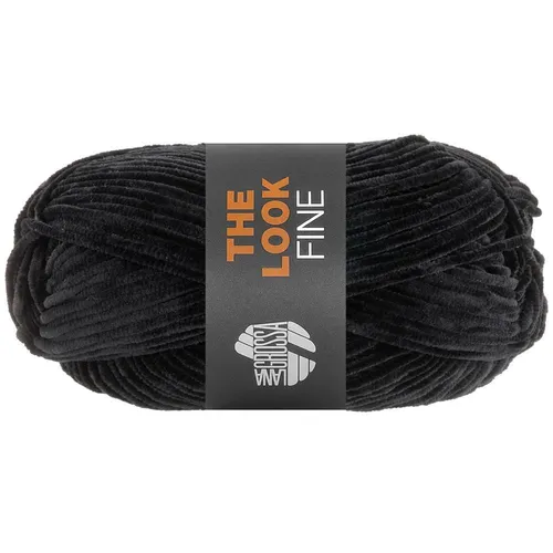 Wolle Kreativ! Lana Grossa - The Look Fine Fb. 126 schwarz 50 g