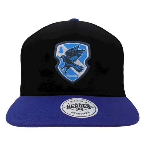 Heroes Inc Snapback Cap Ravenclaw Wappen - Harry Potter blau|schwarz - Stylische Snapback Cap mit Ravenclaw Wappen, aus 100% Baumwolle, ideal für Fans und modebewusste Träger. Perfekt für jeden Anlass!
