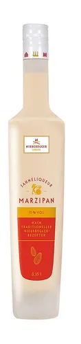 Niederegger Marzipan Sahneliqueur 15% - 0,35l Flasche - Likör mit köstlichem Marzipan-Geschmack, cremige Konsistenz und hochwertige Rezeptur für anspruchsvolle Genießer. Alkoholgehalt 15%, ideal für besondere Anlässe.