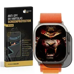 1x Blickschutz 9H Panzerhartglas für Apple Watch Ultra 2 49mm ANTI-SPY PRIVACY echtes Tempered Panzerglas Displayschutz Schutzglas Schutzfolie