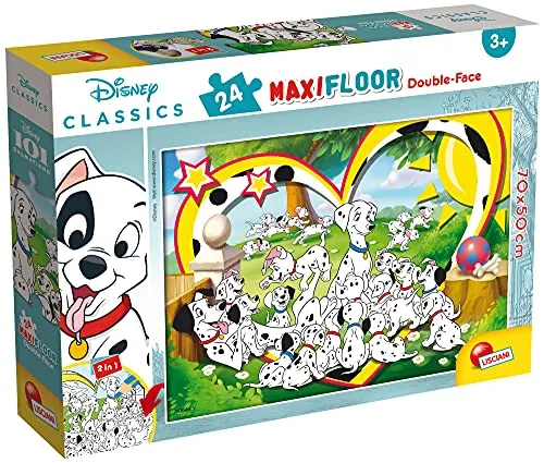 Liscianigiochi 86641 Disney DF Maxi Floor 24 Carica 101 Puzzle für Kinder, Mehrfarbig