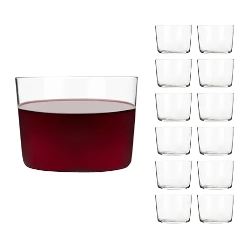 LIBBEY Rocks Glas Set - 12er Cidra, 229 ml - Gläser-Set mit 12 hochwertigen Rocks Gläsern, ideal für Whisky und Cocktails. Modernes Design und stabiler Boden für perfekte Standfestigkeit.