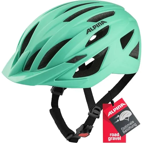 ALPINA Parana - Leichter, Individuell Anpassbarer Touren Fahrradhelm Mit Fliegennetz Für Erwachsene, Turqouise matt, M (51-56 cm)