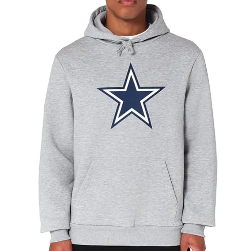 New Era Dallas Cowboys NFL Team Logo Hoody Grau - XXL - Stylischer Kapuzenpullover für echte NFL-Fans | Bequeme Kängurutasche und auffälliger Teamlogo-Print | Hochwertige Verarbeitung für langanhaltenden Tragekomfort.