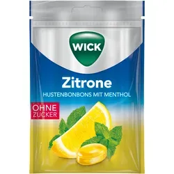 Wick Hustenbonbons Zitrone & Menthol 72 g