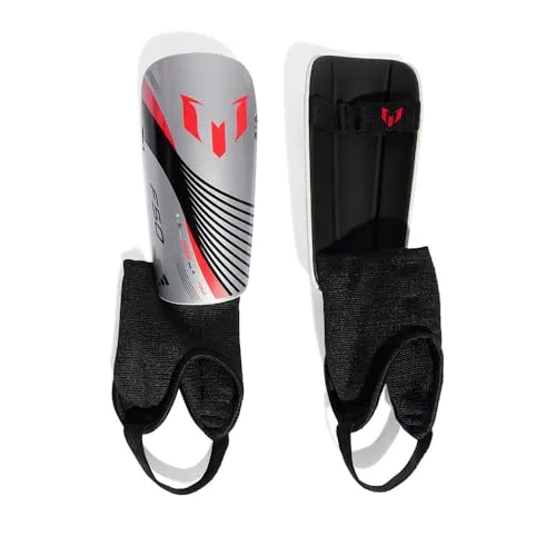 adidas Performance Messi SG Match Schienbeinschoner Kids silberrot, M Kinder