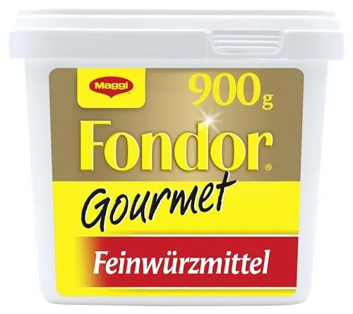 MAGGI Professional Fondor Gourmet Feinwürzmittel - Vegane Gewürzmischung 900g - Kräuter Gewürzmischung, betont den natürlichen Geschmack, ohne kennzeichnungspflichtige Zusatzstoffe, ideal für die vegane Küche.