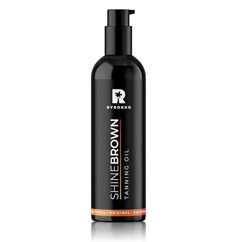 BYROKKO Shine Brown Tan Up! – Bräunungsbeschleuniger 150 ml - BYROKKO Shine Brown Tan Up! 150 ml, ideal für Damen, sorgt für eine intensivere Bräune und samtweiche Haut. Perfekt zur Anwendung vor dem Sonnenbaden oder im Solarium. Genießen Sie ein strahlendes Hautbild!