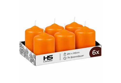 Kerzen Orange von HS Candle