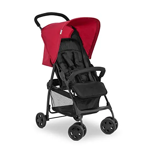 hauck Buggy Sport - Ultra Leicht, nur 5,9 kg, ideal für Reisen - Kinderwagen für Kinder bis 15 kg, federleicht und kompakt faltbar für einfachen Transport, mit Liegefunktion und extra großem Korb für bis zu 3 kg.