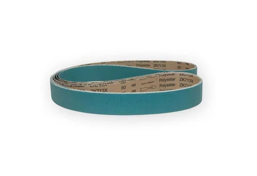 VSM Schleifpapier 5x VSM Zirkonkorund Schleifbänder ZK713X, 50 x 2000 mm, (P24-P320), (ZK713X, 5 St)