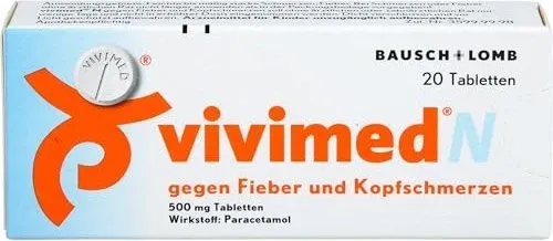 VIVIMED N gegen Fieber und Kopfschmerzen Tabletten 20 St