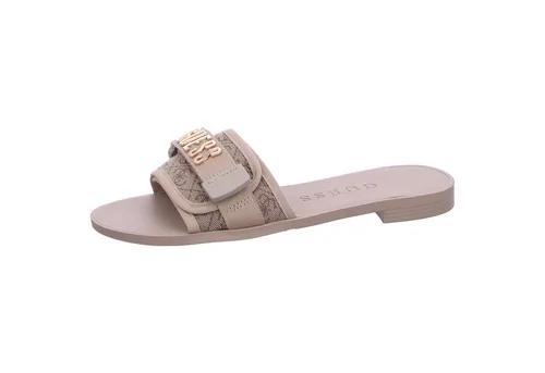 Guess Pantoffeln ELYZE in Beige, 41 von GUESS