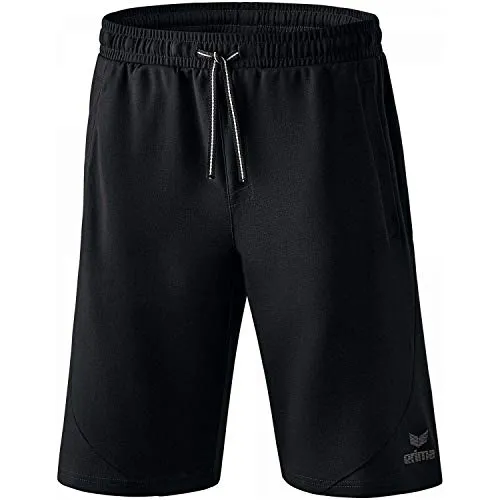 Erima Freizeithose Essential Sweatshorts - Bequeme Baumwollmix-Shorts für Herren - Shorts aus weichem Baumwollmix mit leichtem Stretch für optimale Bewegungsfreiheit. Ideal für Freizeit und Training, mit elastischem Bund und praktischen Seitentaschen.