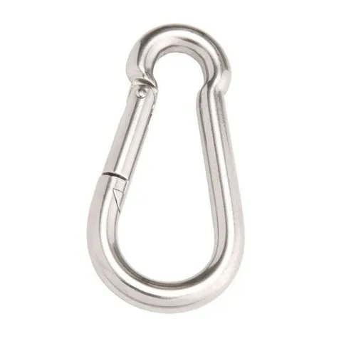 Conacord Karabinerhaken 5 x 50 mm Karabiner Haken Schnapphaken Feuerwehrhaken